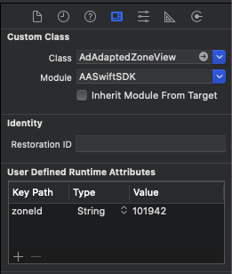 User Defined Runtime Attribute